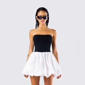 Women's Tube Bubble Mini A-Line Dress